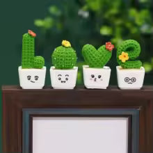 Cute Cactus Figurines