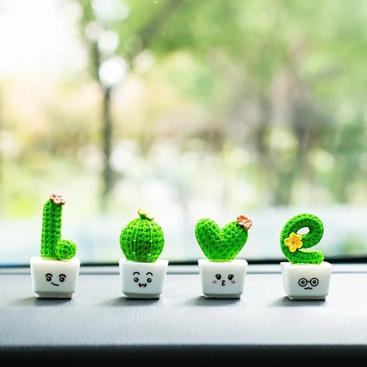 Cute Cactus Figurines