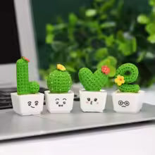 Cute Cactus Figurines